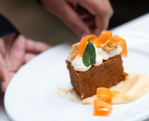 Imagen del curso de servicio de catering: tarta de zanahoria