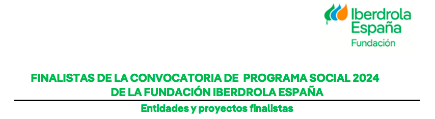 Captura de pantalla 2025-01-28 a las 10.09.11 Finalistas de la convocatoria de programa social 2024 de la Fundación Iberdrola España